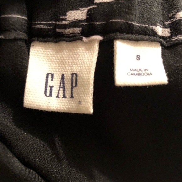 GAP Black and Cream Tiered Ruffle Skirt Sz S NWOT - Picture 4 of 5